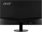 acer 21.5 Inch Full HD (1920 x 1080) IPS Ultra-Thin Zero Frame Computer Monitor (HDMI & VGA Port), SB220Q bi
