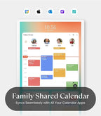 Cozyla Mate Calendar+ 2: 24" Digital Calendar Wall Touch Screen Chore Chart Customizable Dashboard Smart Electronic Display for Family Schedules Meal Plan All App Support Wall Mount Planner for 2026
