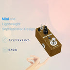 Rowin ROTO ENGINE Rotary Speaker Simulator Effect Pedal Mini Digital Guitar Effects Pedal Phaser/Vibe/Chorus 3 models with Storage of Timbre Sound Pedal True Bypass Full Metal Shell LEF-3801