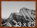 Frame It Easy 33 x 25 Russet Wood Frame (Derby)