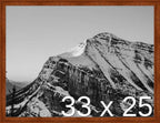 Frame It Easy 33 x 25 Russet Wood Frame (Derby)
