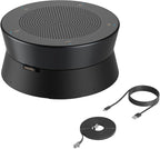 Nearity A21S Zoom Certified Conference Speaker and Microphone, Speakerphone w/8 Mics, 16ft Voice Pickup, AI 2.0 Noise Cancelling, USB Speakermic with Daisy Chain, Works with Microsoft/Teams/Google Mee
