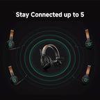Accsoon Como SE Wireless Headset Intercom System 5-Person Full Duplex 1312ft Team Communication Group Talk, 30+Hour Battery Life