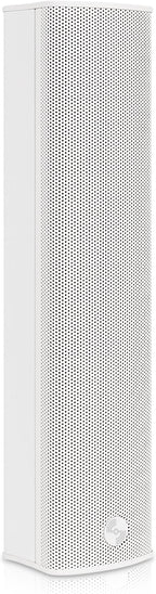 Sound Town Weatherproof Compact Aluminum Line Array Column Speaker with Wall Mount Bracket, 4 x 3 Woofers, 2 x 1.2 Dome Tweeters, White, for Church, Indoor & Outdoor Installation (CARPO-M42W)