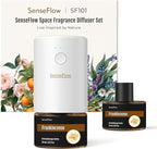 SF101 Pro Waterless Essential Oil Diffuser, Plug in Aromatherapy Diffuser & Non-Toxic air Freshener, 120-Day Natural Aroma Mist, Covers 1000 Sq Ft- Free 30ml Frankincense