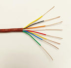 Eastwire 18/8 25ft Thermostat Wire- Brown - Solid Copper 18 Gauge, 8 Conductors - CL2 (ETL Listed) - Residential, Commercial and Industrial Rated (18/8, 25ft)