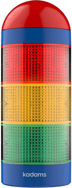 KADAMS Visual Timer for Kids with Audio Pre-Alarm - Traffic Light Alarm for Kids Toddler Teachers Classroom Home Time Management Tool 24hr Countdown Pause Memory Function