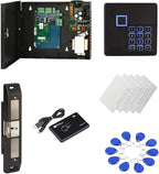 MENGQI-CONTROL Crash bar Latch Panic Bar Strike Lock Access Control keyless Entry for Emergency Door Fire Exit Door Commercial Emergency Exit Bar Security Control Power Supply Box APP remote Open Door