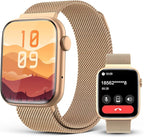 2025 Smart watches for Women with Blood Pressure Monitor, 1.9" AMOLED DA GPT AI Voice Smartwatch, 24/7 Heart Rate Stress Sleep Monitor,123 Sports Modes, IP68 Waterproof Fitness Tracker for Android iOS