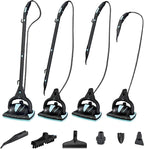 Euroflex Vapour Pro Steam Mop & All-in-One Steam Cleaner 20-Piece Set - Commercial Grade 295°F & 50 PSI - Good Housekeeping #1 Rated; Kills 99.9% Bacteria & Viruses (H1N1); 5-Year Warranty