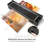 Laminator Machine 9-inch Includes 10pcs ，Laminating Sheets with Corner Rounder，Quick Warm-up， Ideal for Teachers Home Office Portable Lamination Machine