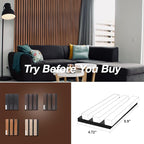NeatiEase Wood Panels for Wall Color Samples Pack, Soundproof Wood Slat Wall Panel for Interior Wall Decor Noise Cancelling