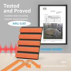 Art3d 4pcs-107 x 8in Slat Acoustic Panel for Wall and Ceiling, 3D Fluted Sound Absorbing Panel with Wood Finish, Cherry