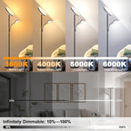 Floor Lamp-42W/4200LM Super Bright Floor Lamp,Dimmable 2-in-1 LED Floor Lamp with Reading Light,69" Tall Standing Lamp with Remote & Touch Control,Modern Floor Lamps for Bedroom,Living Room,Office