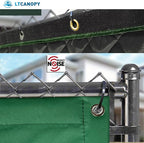 LTCANOPY Sound Barrier Temporary Construction Traffic Industrial Sports Pitches Outdoor Noise Control Sound Blocking Reducing Cancelling Soundproof Screen Blankets 39.3”x78.7-1 Pack-(Green)
