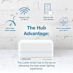 Lutron Diva Smart Dimmer Light Switch for Caseta Lighting (Lutron Smart Hub Required), for LED Lights, 150W, Single-Pole/3-Way, No Neutral, White, 3 Pack (DVRF-6LS-WH-3)