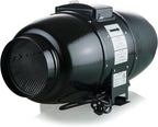 VENTS-US TT Silent M 250 – 10" Inline Duct Fan with Up to 880 CFM Includes Double-Speed Switch with Thermal Overload Protection – UV Resistant, and sound Absorbing Casing