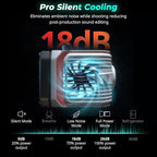 SmallRig RC 100C RGBWW LED Video Light, with App Control, 100W Mini COB Continuous Output Lighting, Handheld Spotlight 2700-10000K/CRI 96+/TLCI 98+/12 Effects, 11000Lux/1m, Lite Version White, 5340