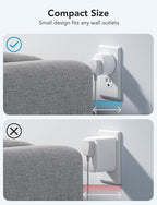 Govee Smart Plug, WiFi Plugs Work with Alexa & Google Assistant, Smart Outlet with Timer & Group Controller, WiFi Outlet for Home, No Hub Required, ETL & FCC Certified, 2.4G WiFi Only, 2 Pack