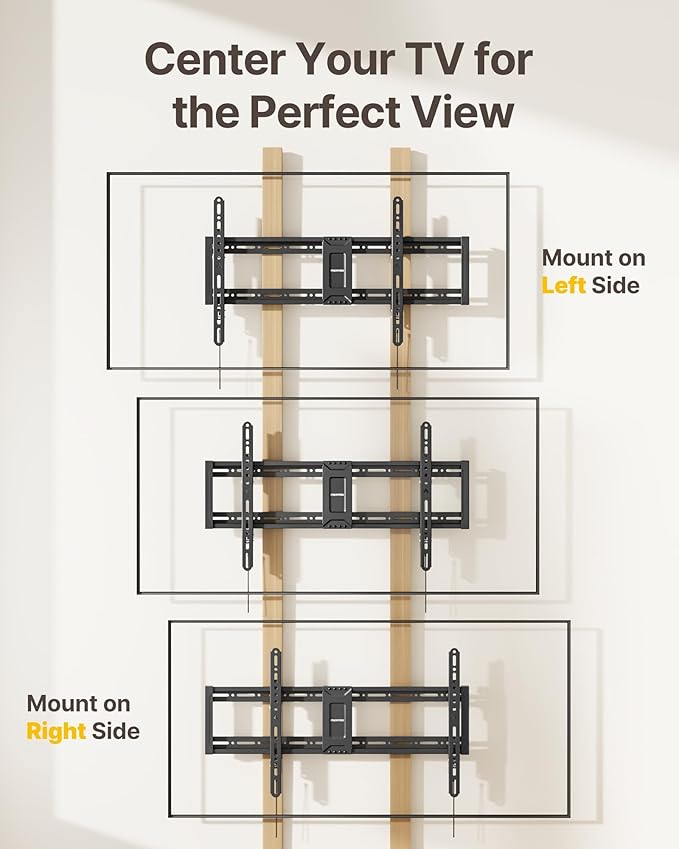 monTEK Heavy Duty Tilting TV Wall Mount for 43-95 Inch TVs, 200 lbs Capacity, 1.65" Slim Low Profile Wall Bracket, Max VESA 800x400mm Fits 16"/18"/24" Studs, Space-Saving for Large Flat & Curved TVs