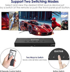 4K@60Hz 5 in 1 Out HDMI Switch, 5 Port HDMI Switcher Selector Support HDR10 & HDCP 2.2 & Full 3D with IR Remote Control Compitable with Nintendo Switch,Xbox PS5/4,Fire Stick,Roku,Apple TV for Gaming