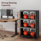 Extra Large Stackable Storage Bins with Lids & Wheels, 165QT-55QT/14GAL*3Pack Foldable Collapsible Closet Organizers Dark Storage Cabinet with Doors for Bedroom Dorm