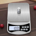 Digital Lab Scale 5000g x 0.1g LCD Display Analytical Balance Jewelry Scale Precision Electronic Scale Scientific Scale 0.1g Accuracy for Laboratory, Kitchen, and Food Measurement (5000g x 0.1g)