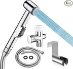 Handheld Bidet Sprayer for Toilet with Adjustable Water Pressure – Feminine Hygiene Shower, Baby Cloth Diaper Washer, Pet Bathing, Easy Installation with Bidet Hose