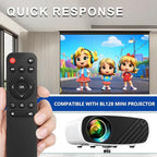 HODSEUKIN Replacement Remote for Mini Projector,Compatible with ELEPHAS BL128 Portable Projector.