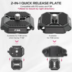 FALCAM F38 Camera Quick Release Plate Compatible with Camera Clip V3 and F38 Backpack Clip (Plate Only) - 2465