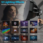 SIRUI Super Bulbs C150X 150W LED Video Light, COB Portable Photography Camera Light Bi-Color 2800K-6500K with Reflector Bluetooth App Brightness Control Continuous Output Lighting (C150X-COMBO-AM)
