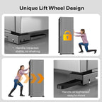 KVRG Appliance Rollers Heavy Duty,Newest Extendable Appliance Sliders,Liftable Washing Machine Base,Easily Move Washer and Dryer Machines,Refrigerators,Furniture-Grey