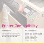 CS Replacement Toner Cartridge Compatible with HP 131A CF210A Black Color M251 M251NW M276 M276NW PRO 200 M251 M251N M251NW M276 M276NW 5 Set