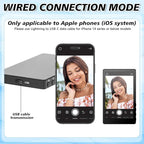 LANBOUY Selfie Screen Back Camera Monitor Phone Vlog Magnetic Selfie Screen Mirroring Vlogging Content Creator Kit for Live Stream Tiktok, Compatible with iPhone