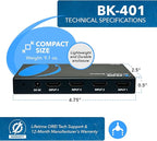 OREI 8K 4x1 HDMI 2.1 Switch 4K @ 120hz Switcher 4 in 1 Out, Support HDR, HDR10, Dolby Vision, HLG 48Gbps for Xbox Series X PS5 Roku Fire TV Monitor Projector Dolby