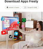 KTC MegPad 32" Smart Portable TV, 4K Touch Screen Portable TV Monitor, Android 13 Google EDLA Certified 8G RAM+128G Storage, Octa-core CPU 9500mAh Battery, Dual 6W Speakers WiFi 6