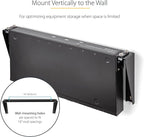 StarTech.com 1U Wall Mount Patch Panel Bracket – 19 in – Steel - Vertical Mounting Bracket for Networking and Data Equipment, TAA (RK119WALLV)