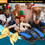 Under Desk Elliptical Machine, Electric Elliptical Exerciser for Senior, Quiet & Small Electric Seated Pedal Exerciser for Home with Display Monitor, Remote Control & 12 Adjustable Speeds