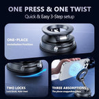 360° Adjustable Magnetic Phone Holder for ,iPhone 17 Pro Max, 16, 15, 14, 13, 12, Air Plus & More | Ideal for Cars, Kitchens, Bedrooms, Gyms & Other Locations | Secure, Versatile & Convenient