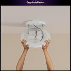 Philips Hue Datura Smart Ceiling Panel (Small Round 2.49in x 15.12in) White & Color Light, Bluetooth Compatible, Voice Control with Alexa, Apple Home & Google Assistant†?