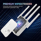 2025 WiFi Extenders Signal Booster for Home Long Range Up to 9800 sq. ft & 40 Devices, WiFi Extender Signal Booster, Internet Booster, Long Range WiFi Extender,Quick Setup-Medium