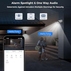 Hiseeu 4K Wired Security Camera System with Audio,Smart Color Night Vision,3TB Hard Drive,AI Human/Vehicle Detection,8PCS 8MP IP67 Weatherproof Home CCTV Cameras,Indoor/Outdoor Surveillance DVR Kit