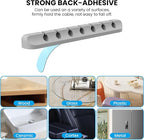 AhaStyle Cable Clips, 3 Pack Cord Holders Cable Organizer Self Adhesive Cord Keeper for Desktop Organizing USB Cable/Nightstand Power Cord/Mouse Cable/Wire PC/Cord Clips for Home Office and Car