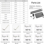 Perfectisan Multi-Holes Adapter Plate, Aluminum Alloy Material