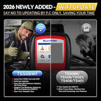 2026 Autel MaxiTPMS TS508WF KIT TPMS Programming Tool, WiFi Ver. of TS508K TS508 TS501 TS601 with 120bucks 4PCS 315 433MHz MX Sensors, Relearn Activiate All Sensor, Clear TPMS DTCs, Lifetime Update