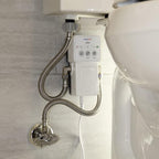 aquaHALT Smart Home Water Toilet Leak Detector Alarm and Automatic Shut Off Valve - Water Sensor Alarm Shut Off Tool - Easy Installation - Battery Operated - Protect Your Home from Water Damage