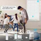 Go Smart Bridge Home Automation Hub for Motorized Blinds Compatible with Alexa, Google Home, IFTTT, Control4, Siri; Remote, App & Voice Control