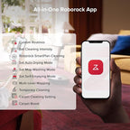 roborock Qrevo S5V Robot Vacuum and Mop, FlexiArm Edge Mopping, 12,000Pa Suction, Dual Zero-Tangle System, Smart Obstacle Avoidance, 10mm Mop Lifting, Auto Mop Washing&Drying, Self-Emptying&Refilling