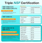 ICEPURE DA29-00003G Remove PFOA&PFOS, NSF/ANSI 401&473&53 Replacement for Samsung DA29-00003A, Aqua-Pure Plus DA29-00003B, HAFCU1, RSG257AARS RF267AERS, HDX-FMS-1 Refrigerator Water Filter, 4PACK