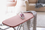 Encasa XO Ironing Board Cover and Pad 49"x18" - 4mm Felt Wide Iron Board Cover with Padding - Heat Resistant, Stain-Safe Dye, Non Slip Elastic Bungee Cord Tightening Iron Table Cover Mauve